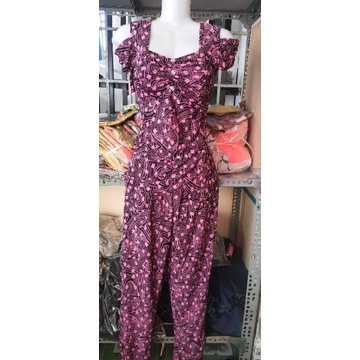 Bộ rớt vai quần dài ống túm thun lạnh hàn