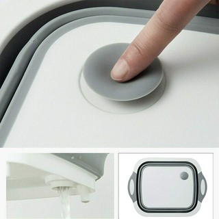 4 in 1 Multi-Board No More Tools Folding Cutting Board Storage Basket for Kitchen Fruit Vegetables