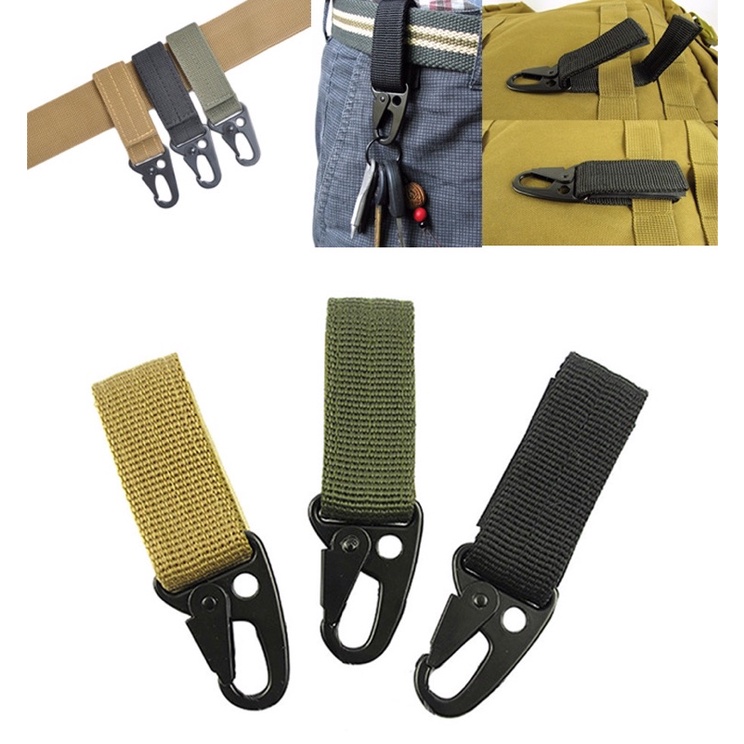 Móc Khóa Dây Đai Ba Lô Tiện Lợi Cho Hoạt Động Ngoài Trời