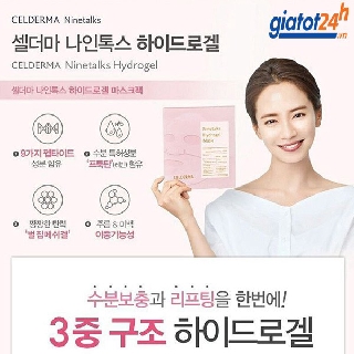 Mặt nạ thạch sinh học Celderma Ninetalks Hydrogel Mask