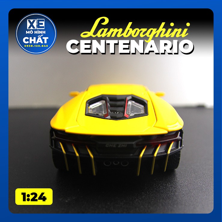 Xe Mô Hình Tĩnh Bằng Kim Loại Lamborghini Centenario LP770-4 1:24
