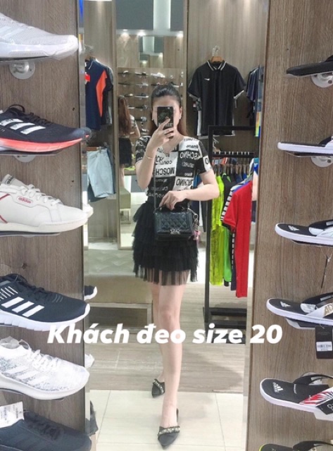 Túi ô trám viền xích size 20 và 25 | BigBuy360 - bigbuy360.vn