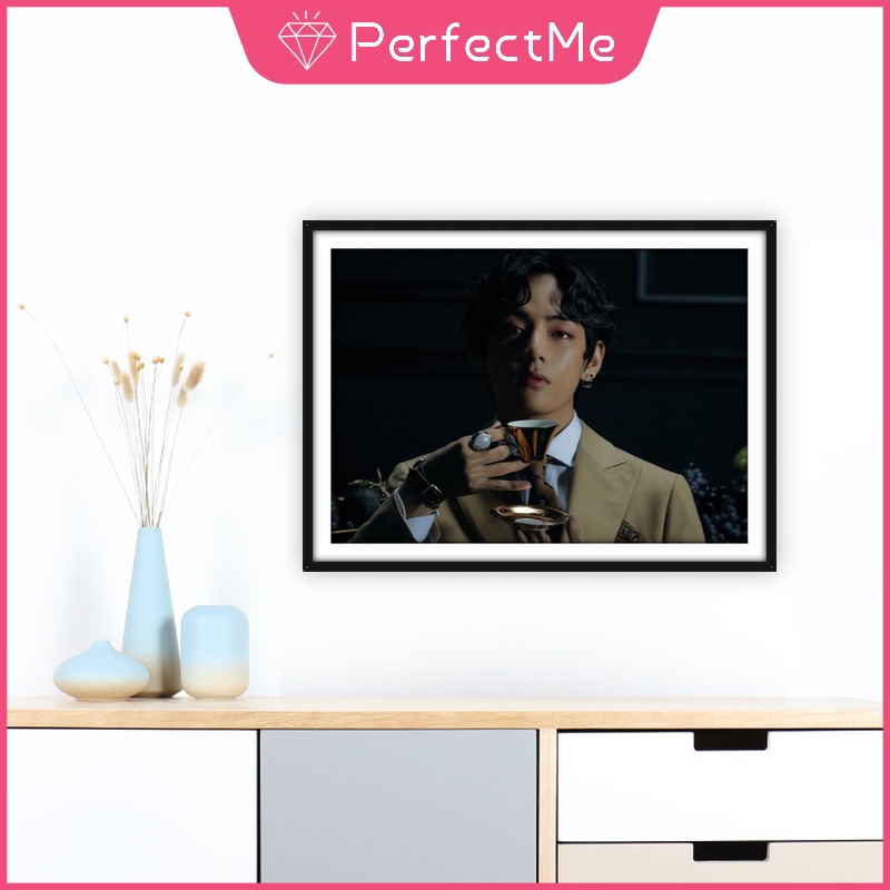 Bộ Tranh Đính Đá 5D Tự Làm 30x40cm Hình Nhóm Nhạc BTS