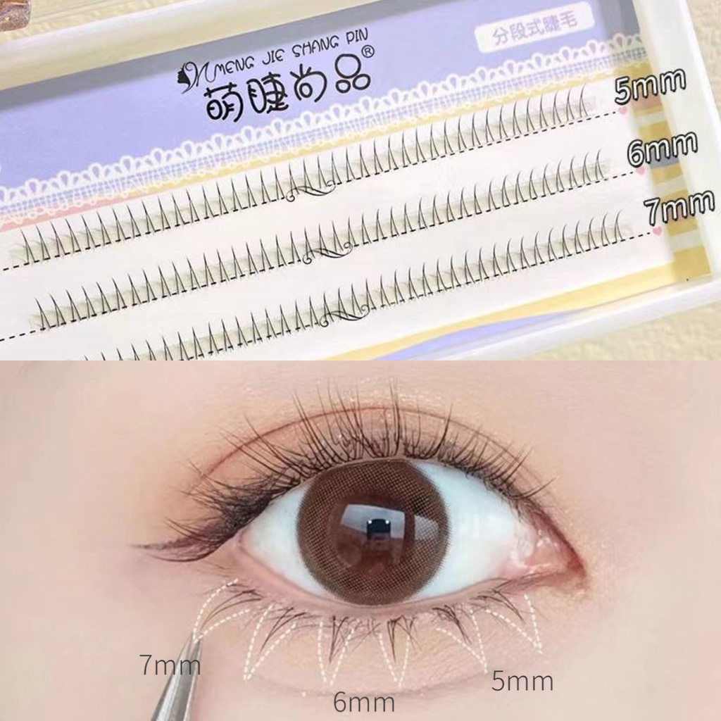 Lông Mi Giả Hình Chữ V Trang Điểm Tự Nhiên