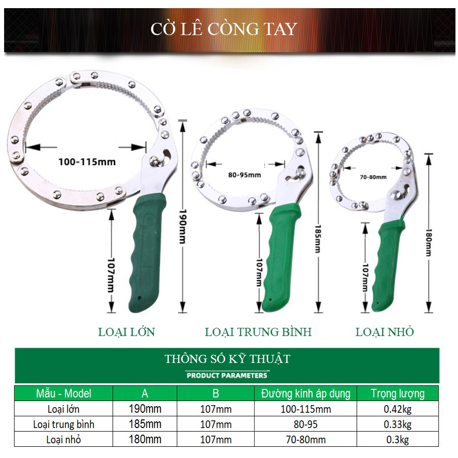 Cờ lê còng tay TUOSEN