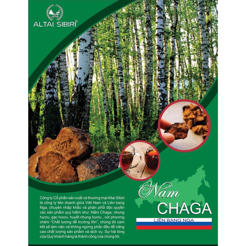 Nấm Chaga nhập khẩu chính hãng Liên Bang Nga | BigBuy360 - bigbuy360.vn