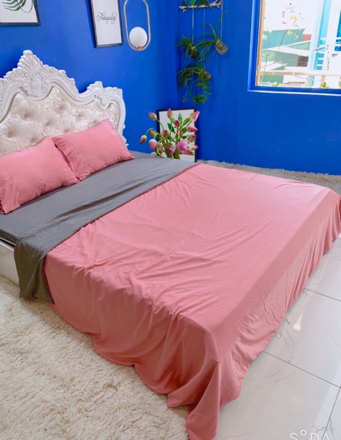 Set vỏ chăn ga gối cotton đũi
