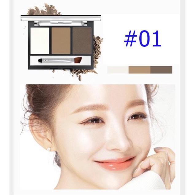 Hot!! Bột Tán Mày Lameila Eye Brow Kit Hàng Nội Địa Trung