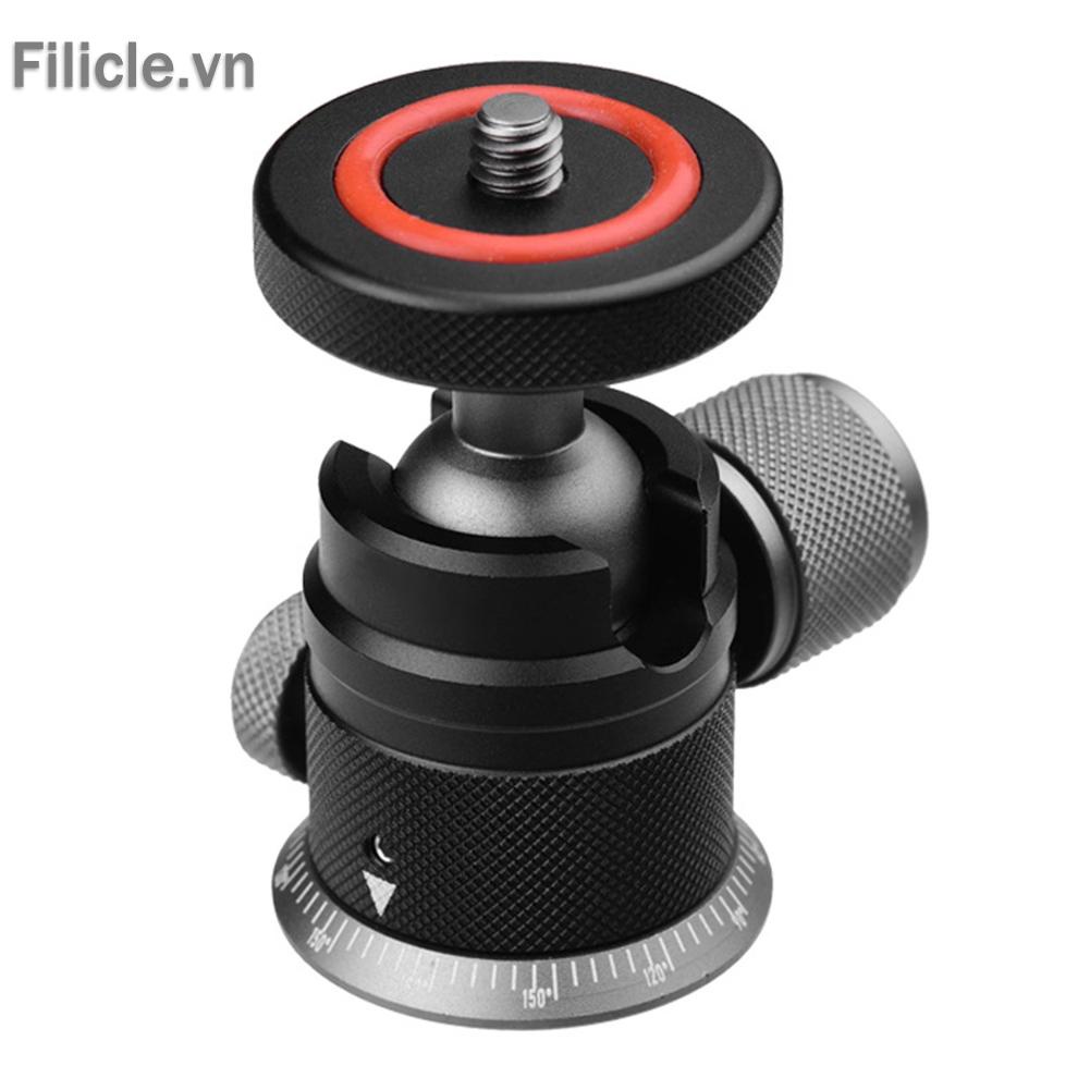 Giá đỡ đầu tròn bằng nhôm xoay 360 độ cho máy ảnh DSLR | BigBuy360 - bigbuy360.vn