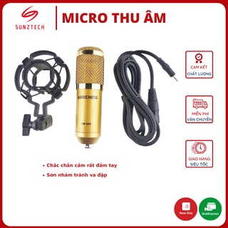 Micro Thu Âm Woaichang BM-900, mịc thu âm livestream, hát karaoko, bán hàng online cao cấp cực hay