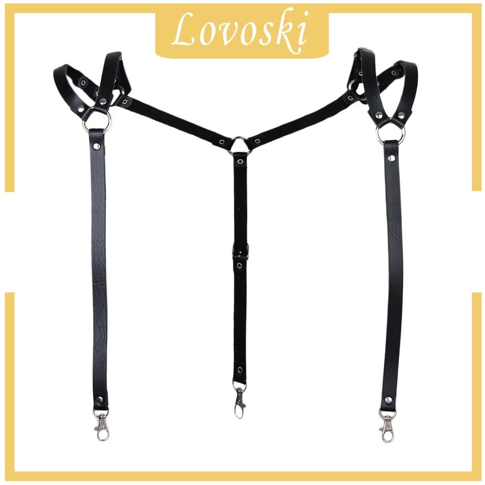 [Lovoski] Đai Thắt Lưng Da Chữ Y Có Khóa Cài Có Thể Điều Chỉnh Cho Nam Và Nữ