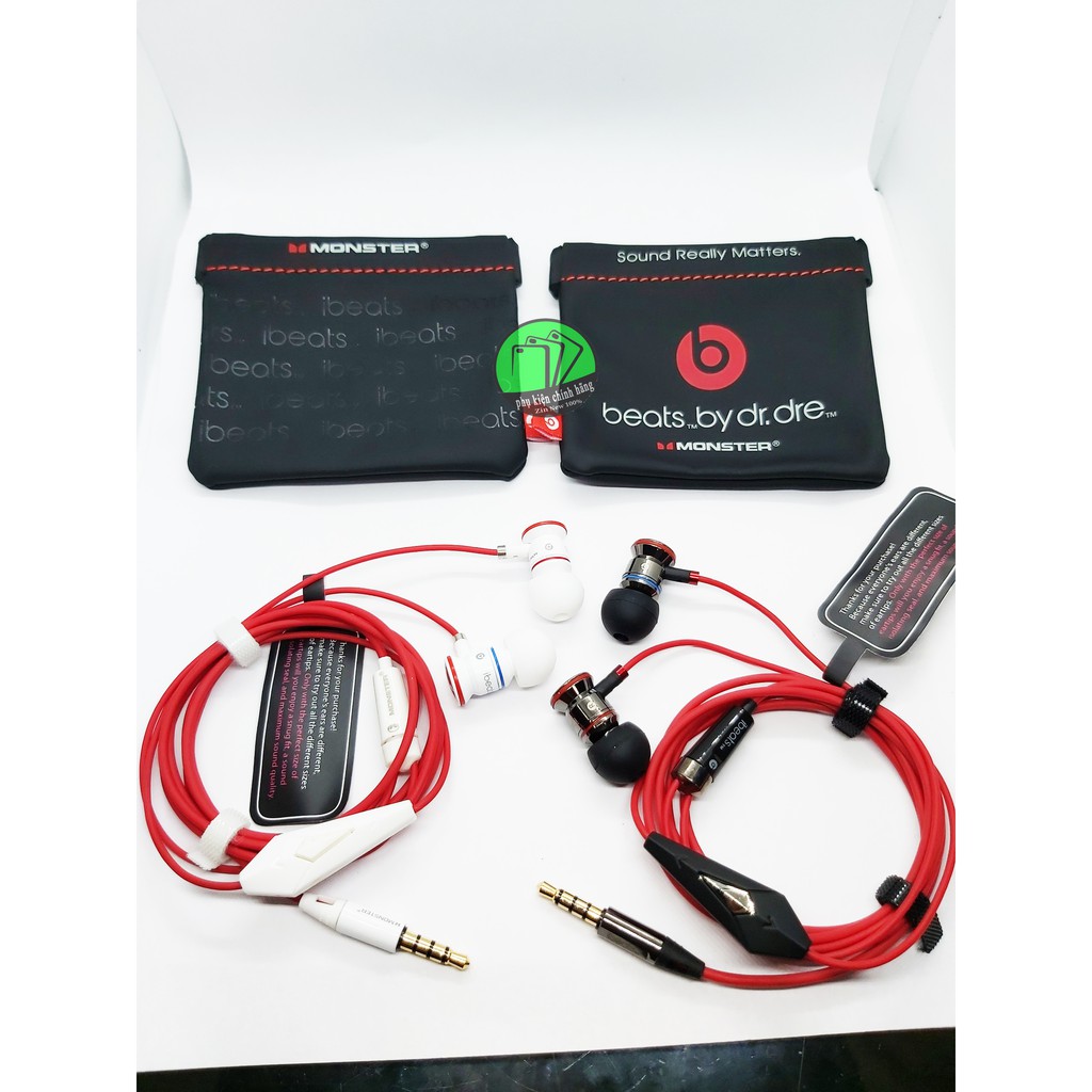 Tai nghe iBeats Monter Pro red (Chuyên Game) ,Tặng kèm núm tai,kẹp,bao da