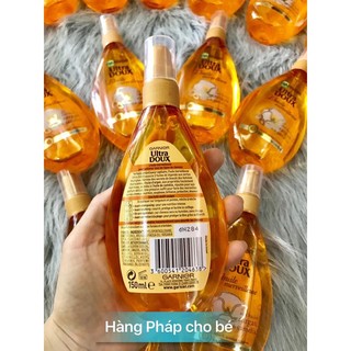 Dầu dưỡng tóc Garnier Argan Ultra Doux  hoa Camelia