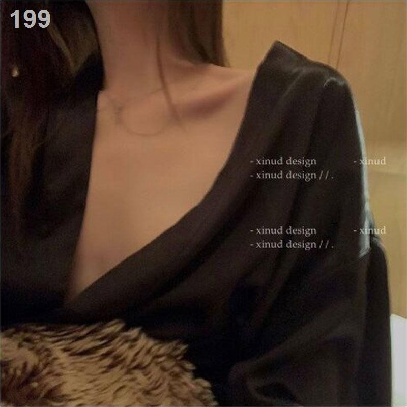 ✙✖Mùa xuân và thu áo choàng ngủ mỏng rời cỡ lớn băng lụa yukata nữ tính thẩm mỹ viện khách sạn tắm buổi sáng hè