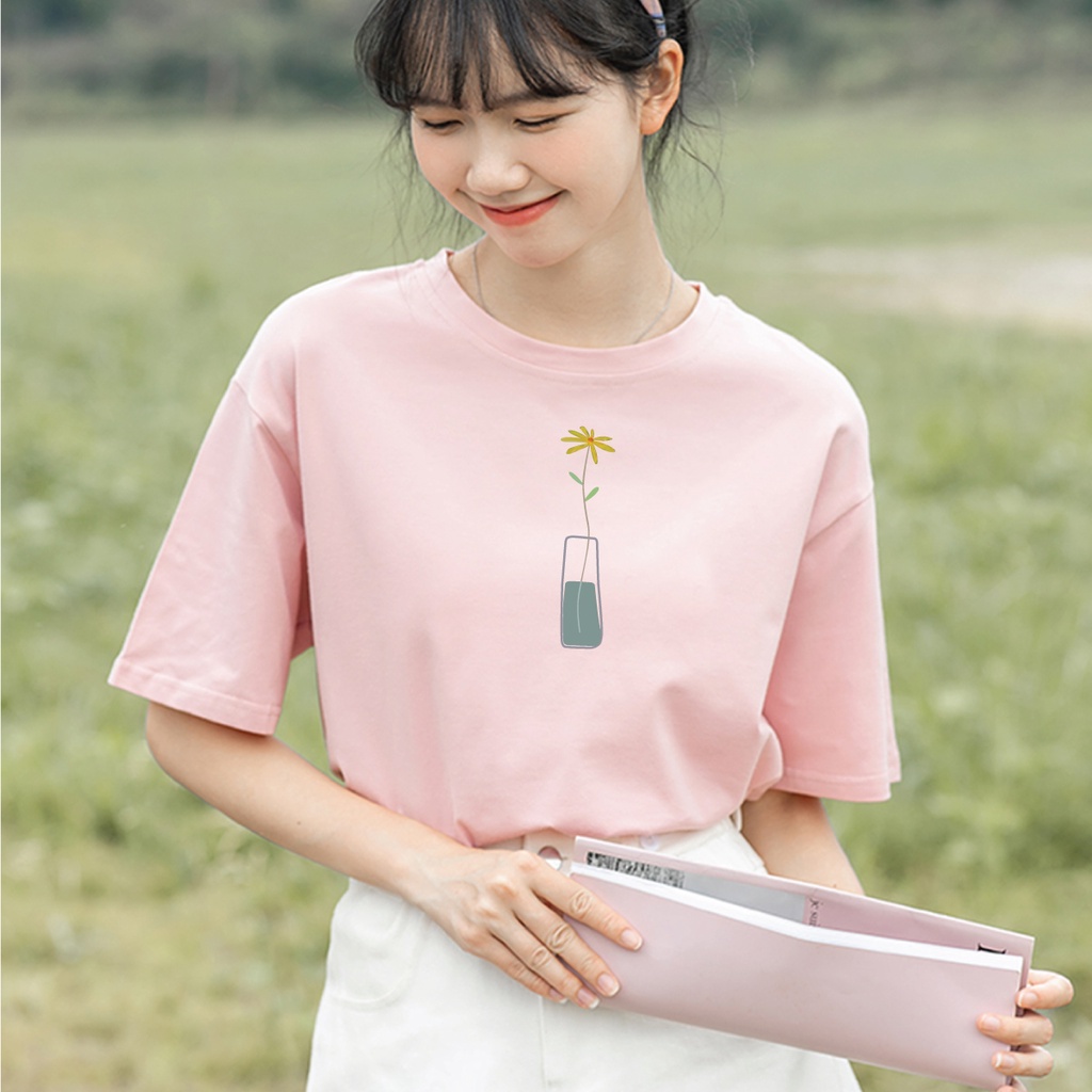 Áo Thun Nữ Hoa Cúc KENA KAT-124