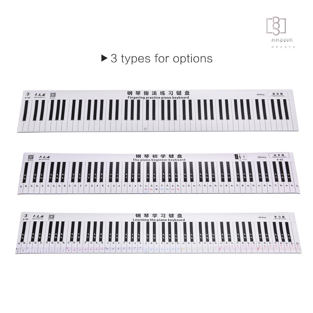 Bảng Luyện Tập Phím Đàn Piano 88 Phím Đeo Ngón Tay Cho Học Sinh