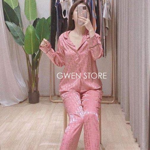ĐỒ BỘ PIJAMA LỤA GẤM CAO CẤP NỮ | BigBuy360 - bigbuy360.vn