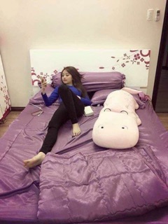 Ga gối phi lụa Thái Tuấn