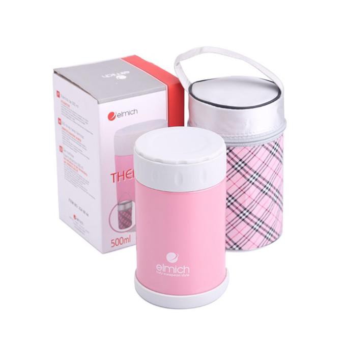 Bình đựng thức ăn elmich giữ nhiệt 500ml Elmich 6844