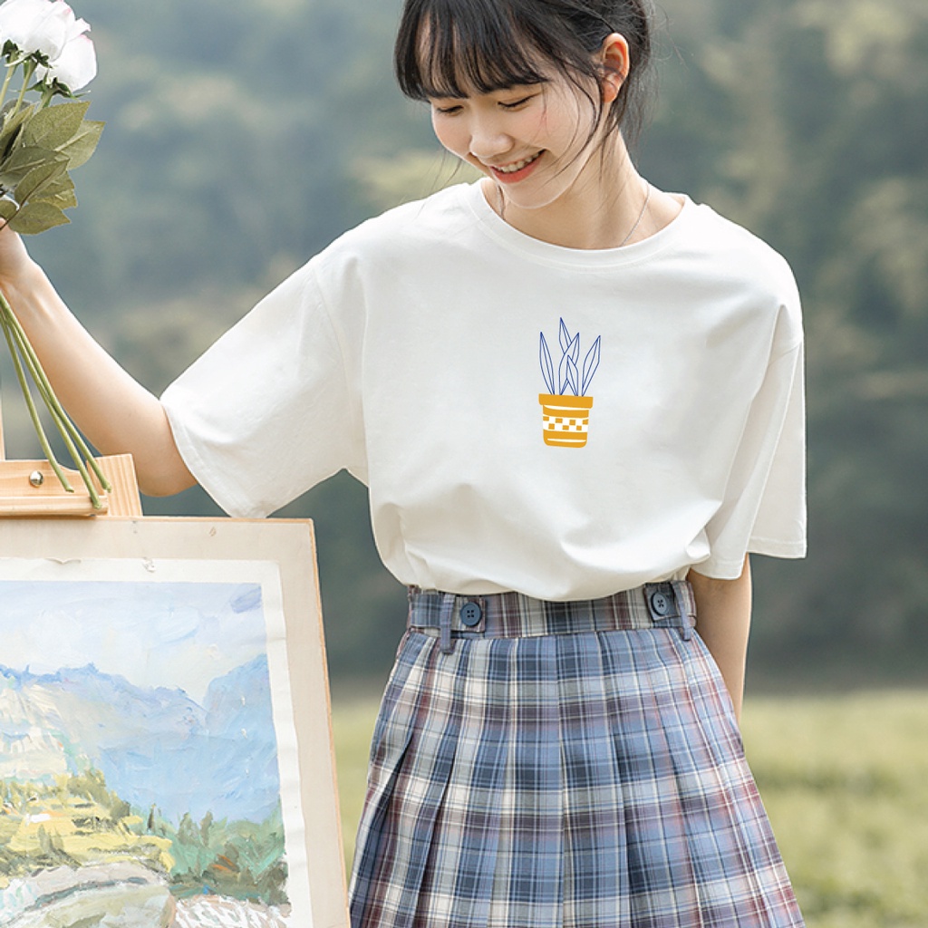 Áo Thun Nữ Chậu Hoa KENA KAT-133