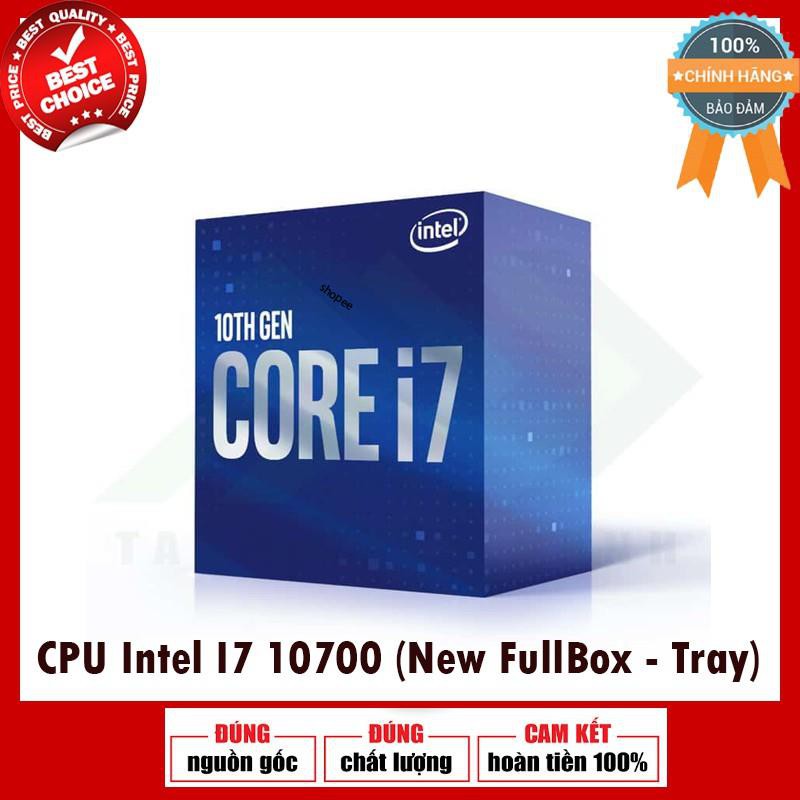 Bộ vi xử lý / CPU Intel Core i7 10700 (Up to 4.8Ghz/ 16Mb cache) Comet Lake