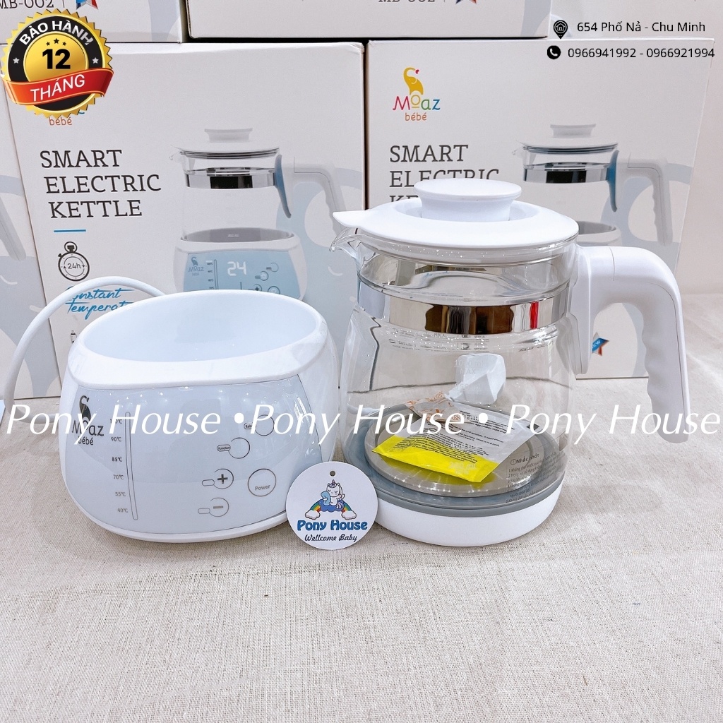 Máy Đun Nước Pha Sữa Moaz BéBé - Máy Đun Hâm Nước Đa Năng Siêu Tốc MB-002 Chính Hãng Bảo Hành 1 Năm