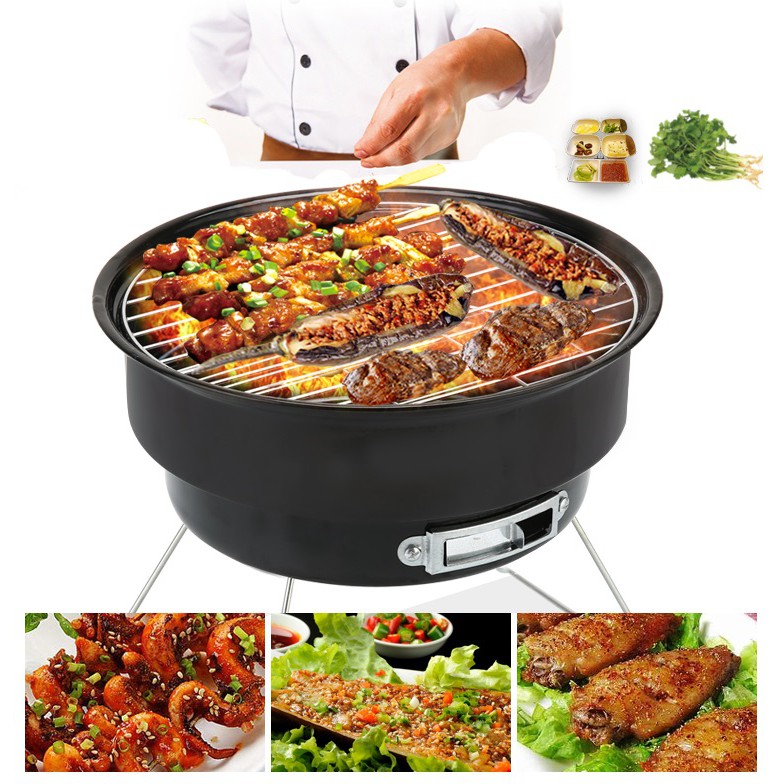 Bếp nướng than hoa tròn cao cấp