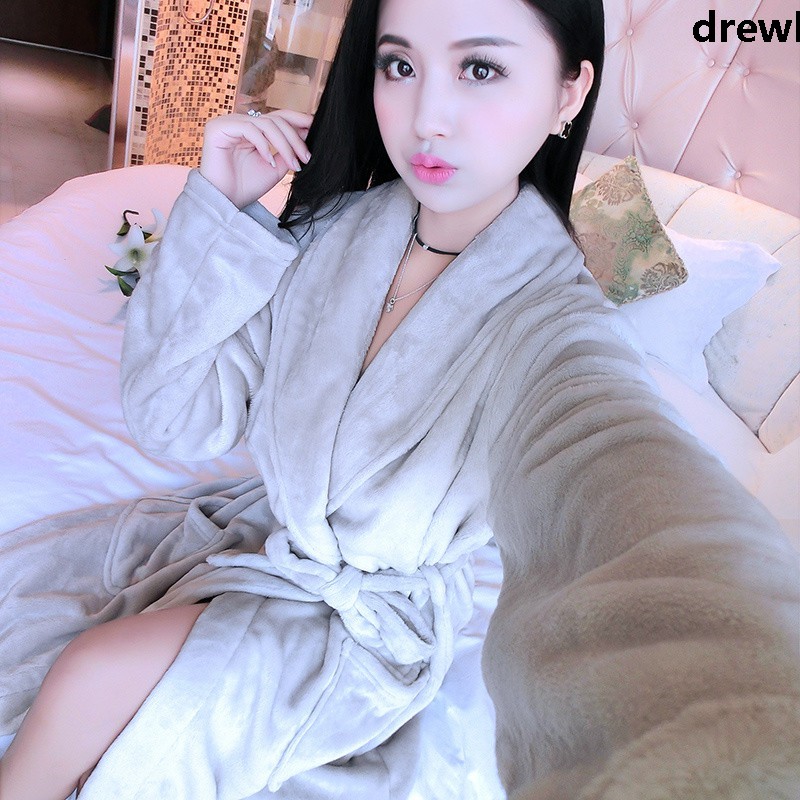 Áo Choàng Tắm Bằng Nỉ Dày Dặn Mềm Mại Thời Trang Quyến Rũ Cho Nữ | BigBuy360 - bigbuy360.vn