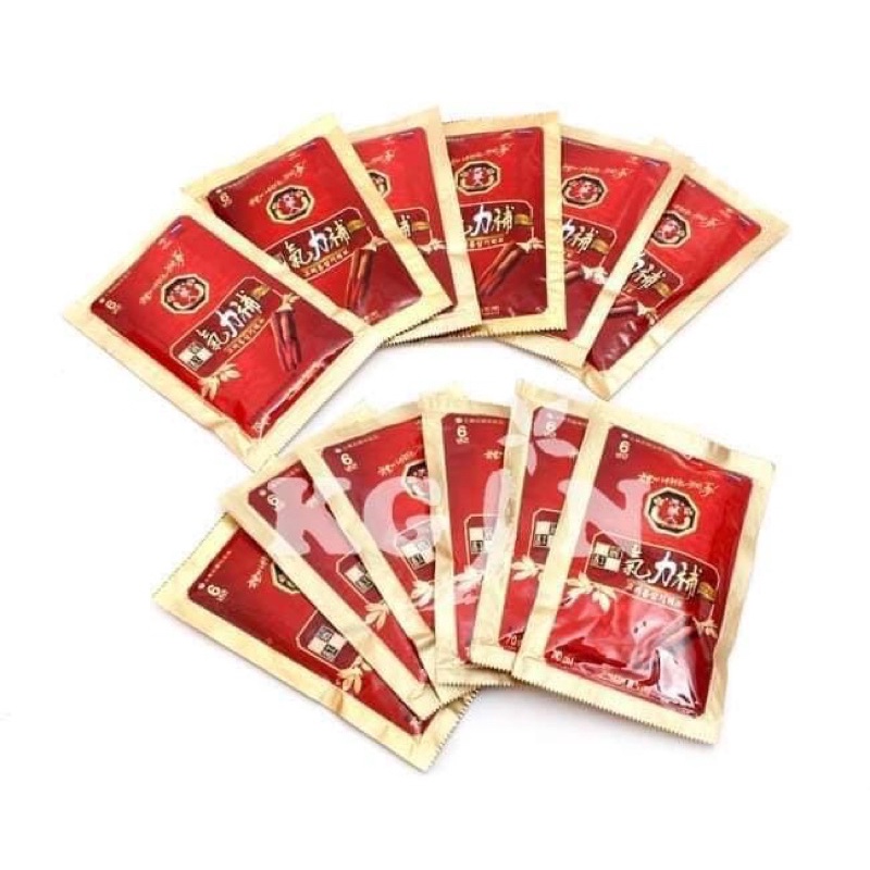 Nước ép hồng sâm 6 năm tuổi dạng 30 gói x70ml