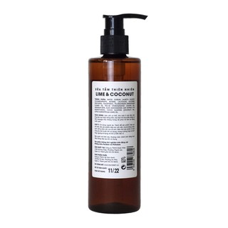SỮA TẮM LIME & COCONUT NAUNAU 250ML