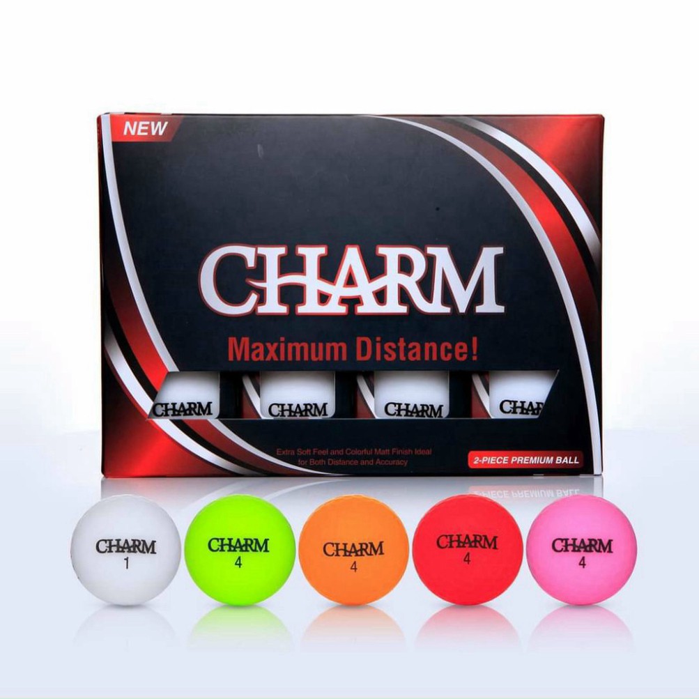 [ GIÁ SỐC ] [Hàng Chuẩn] Bóng Golf Charm nhập khẩu chính hãng từ Canada ( 1 Hộp 12 quả) [ KHO SỈ GOLF ]