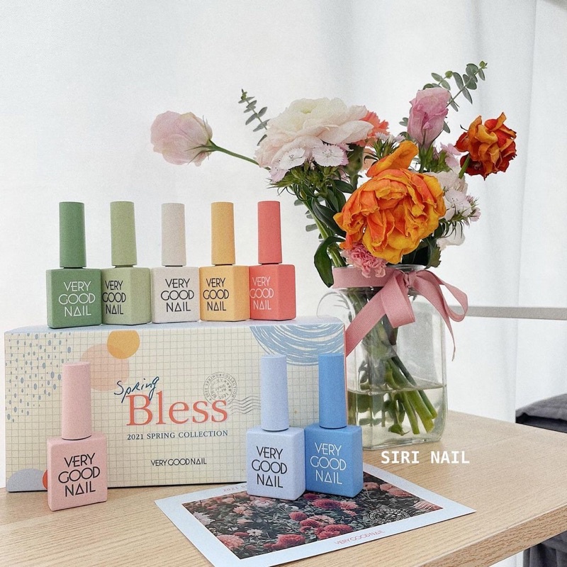 Sơn very good nail chính hãng hàn quốc set bless 2021