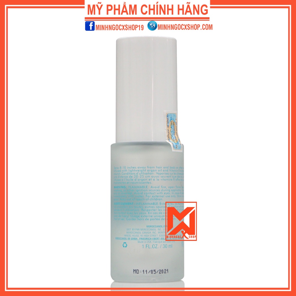 Xịt thơm tóc và cơ thể Moroccanoil Brumes Du Moroc Mini 30ml chính hãng