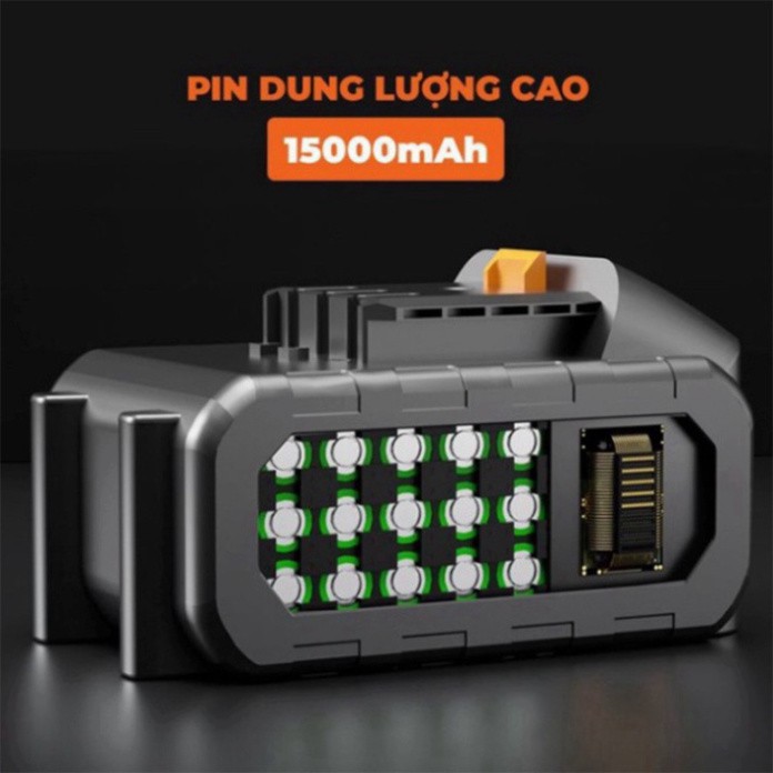 Máy cắt cỏ, tỉa cành cầm tay LAPUSEN ,2 pin khủng 15 cell - tặng 8 lưỡi cắt