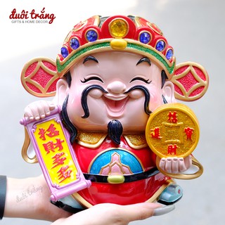 Thần tài Composite 20cm  Mẫu 3 “Chiêu Tài Đa Đa"
