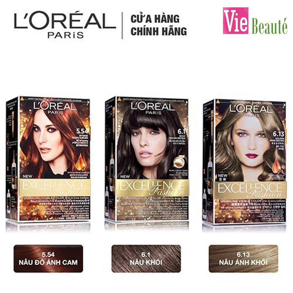 Kem nhuộm dưỡng tóc màu thời trang L'Oreal Paris Excellence Fashion 172ml