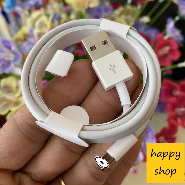 ''HCM'' Dây Sạc , Cáp Sạc 5iC Cao Cấp Gíup Sạc Nhanh , Không Loạn Cảm Ứng - Bh 1 Năm - Happy Shop.