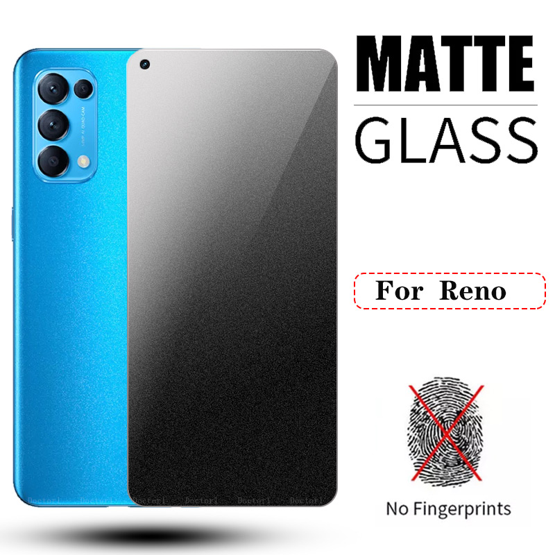 Kính Cường Lực Mặt Nhám Chống Dấu Vân Tay Cho OPPO Reno 8Z 8 7 7Z 6 5 4 3 Pro 6Z 2 2Z 2F 10X Reno7 Reno6 Reno5 4G 5G 2022