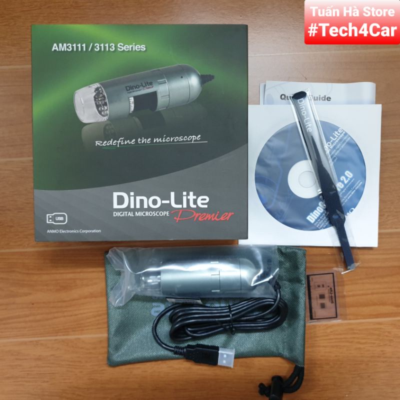 Kính hiển vi điện tử Dino Lite, AM3113T, AM3113, AM3103 hàng chính hãng [Tech4Car]