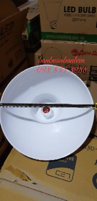 Bộ chao đèn nhựa 30cm kèm đui chống nước E27