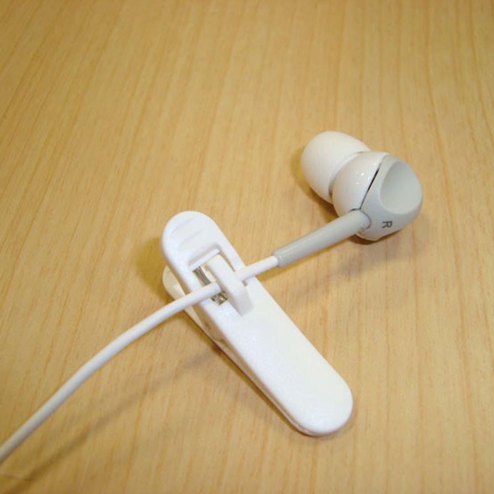 [COD] Kẹp Dây Cáp Kẹp Tai Nghe Thông Dụng Có Thể Xoay Được