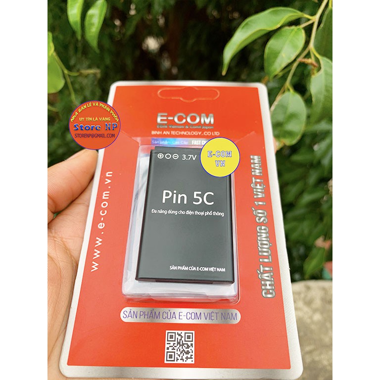 Pin nokia 4C 5C 4U 4UL Dung Lượng Cao 1500mah - Hãng E-Com - Pin xịn dung lượng thật - bảo hành 12th - storenp