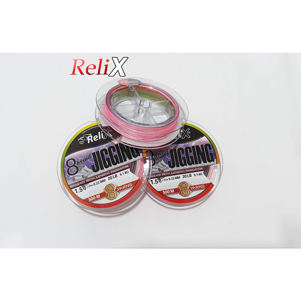 Dây Dù Câu Cá Relix Jigging 8 sợi 300 mét