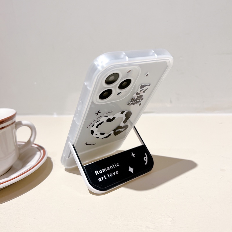 Ốp lưng iphoneỐp Điện Thoại  Kèm Giá Đỡ Tàng Hình Họa Tiết Hoạt Hình Dễ Thương Cho iphone 14 / 13Pro 12 / xs / 6 / 7 / 8PLUSDinuo case