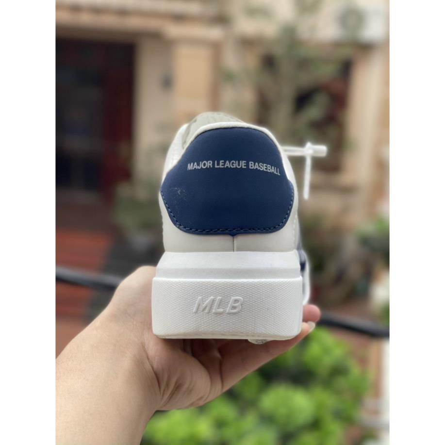 [Kèm Videt Thật] Giày MLB Chunky Classic LA Dodgers Indigo, GIày MC Queen LA Đế Tăng Chiều Cao 5cm Hot Trend 2022