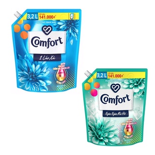 Nước xả vải Comfort Hương Ban Mai túi 3.2L