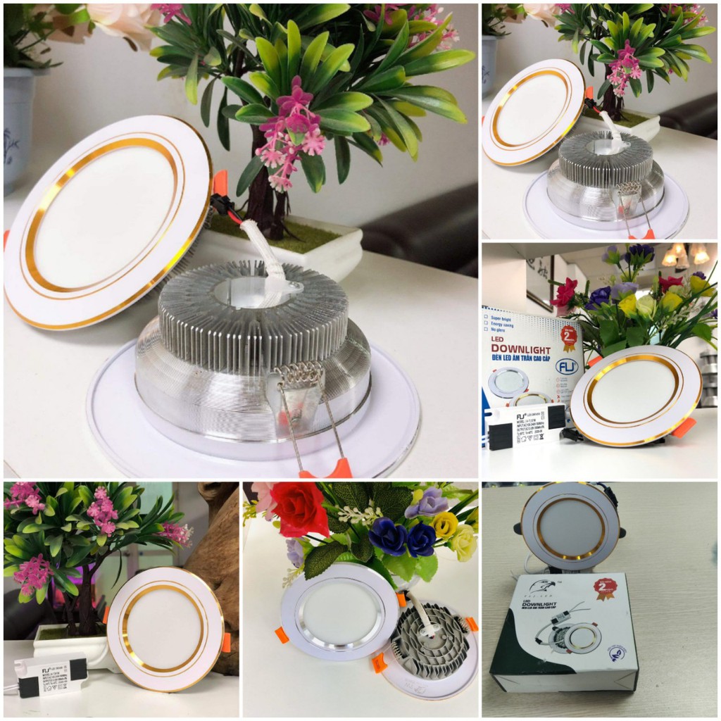 Đèn Âm Trần Downlight Phi 90 7w