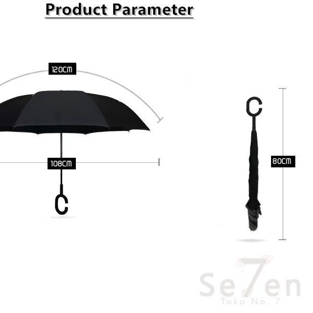 Ô Che Mưa Nắng 10.10 "!!!! C Kazbrella Có Tay Cầm Chữ C