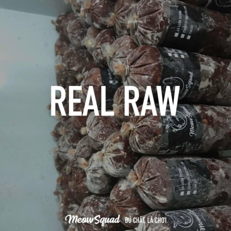 Real Raw Cat Food 400g- thức ăn tươi cho mèo đủ vị