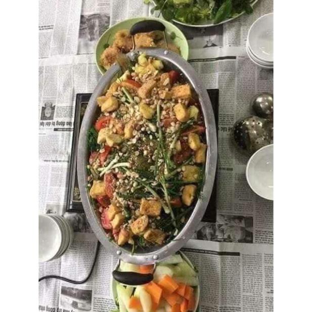 [KHO SỈ] khay cá om dưa inox loại 1